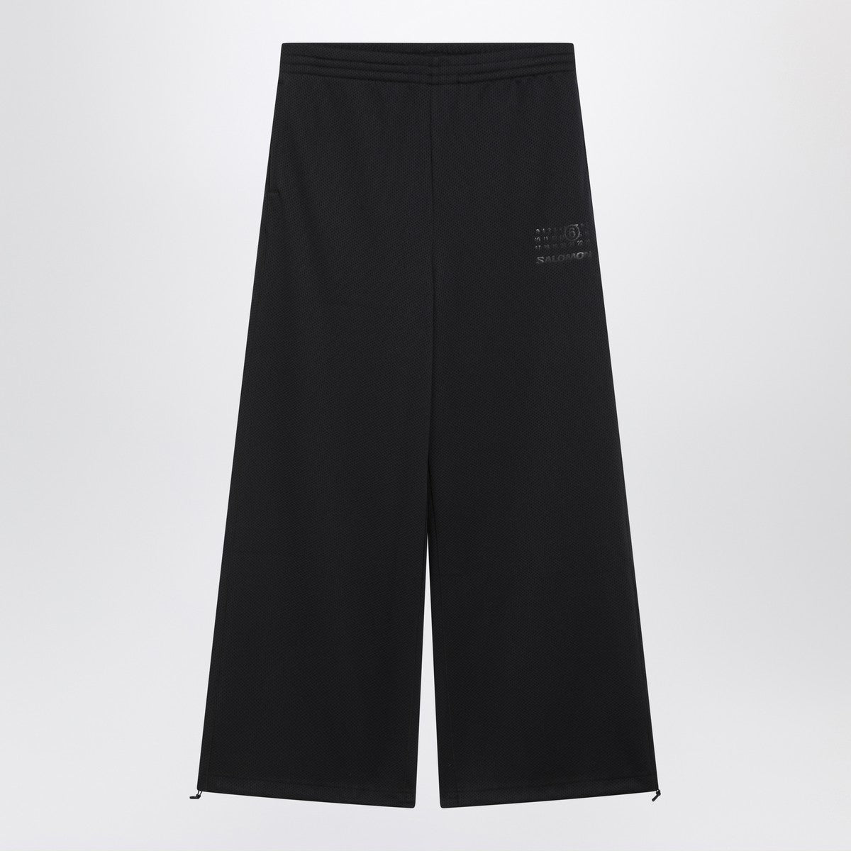 MM6 X Salomon Wide black jogging trousers